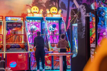 Arcade games at Forever Young